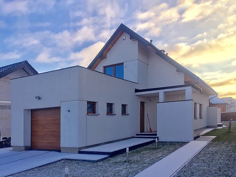 Дом из газобетона «Родной» 137 м²