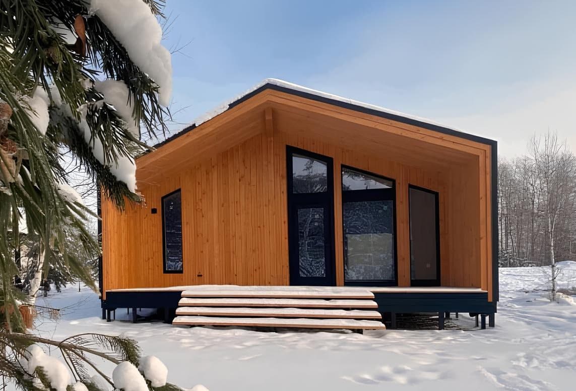 Каркасный дом «Малыш» 80 м²